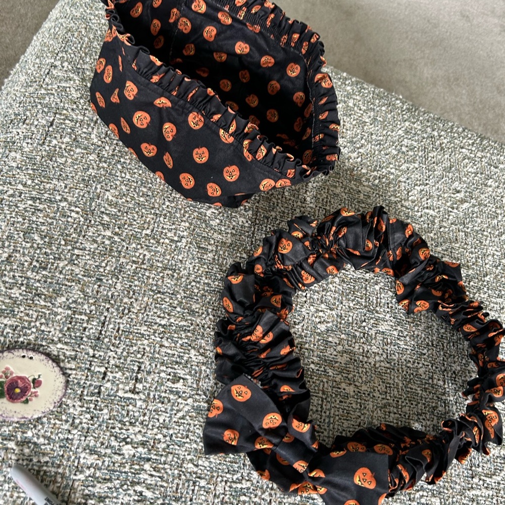Halloween Pumpkin Print Hair Accessories